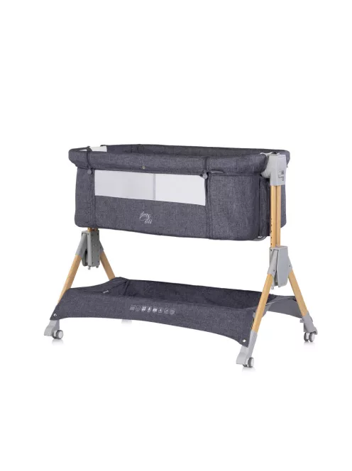 Chipolino SleepNFold összecsukható babaöböl - charcoal