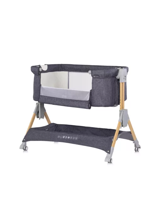 Chipolino SleepNFold összecsukható babaöböl - charcoal
