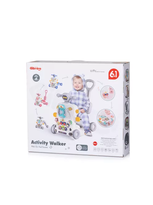 Chipolino Multi zenélő járássegítő - grey