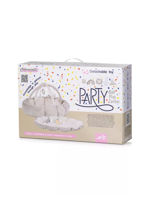 Chipolino Party labdás játszóközpont babáknak - beige