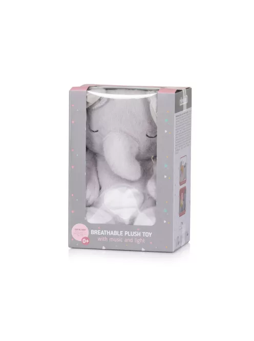 Chipolino Lélegző zenélő plüss játék - Baby elephant