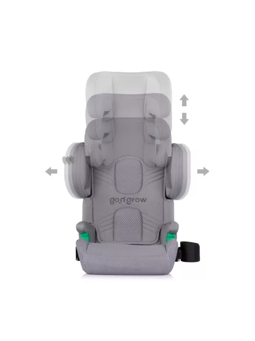 Chipolino Go'n'Grow I-Size Isofix autósülés 100-150cm - platinum