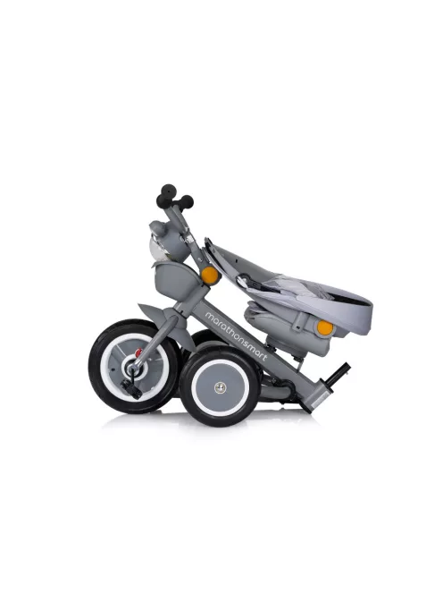 Chipolino Marathon Smart 360 összecsukható tricikli kupolával - grey