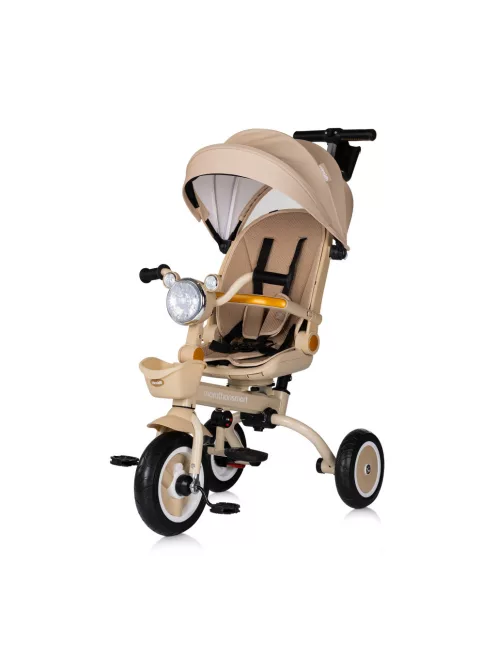 Chipolino Marathon Smart 360 összecsukható tricikli kupolával - latte