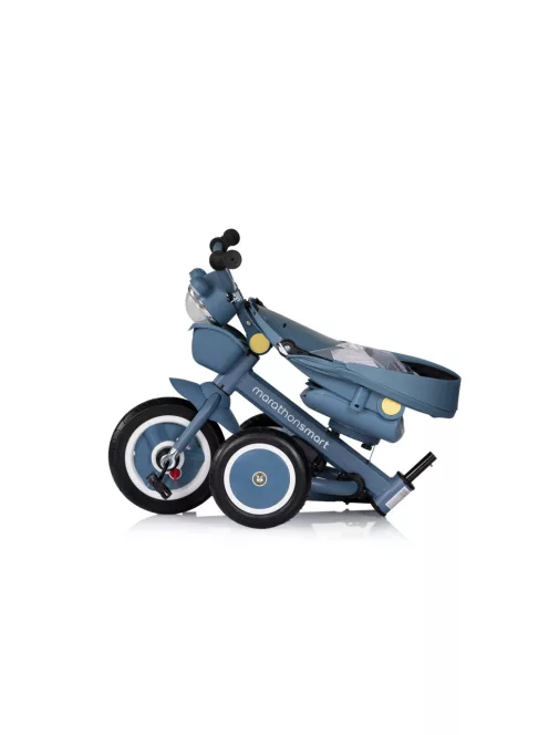 Chipolino Marathon Smart 360 összecsukható tricikli kupolával - denim