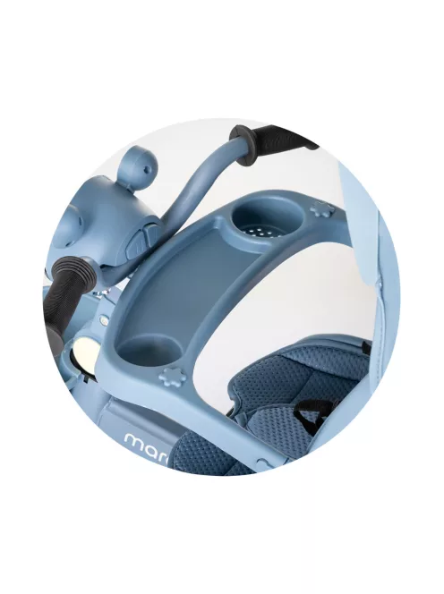Chipolino Marathon Smart 360 összecsukható tricikli kupolával - denim