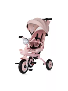   Chipolino Marathon Smart 360 összecsukható tricikli kupolával - powder pink