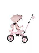 Chipolino Marathon Smart 360 összecsukható tricikli kupolával - powder pink