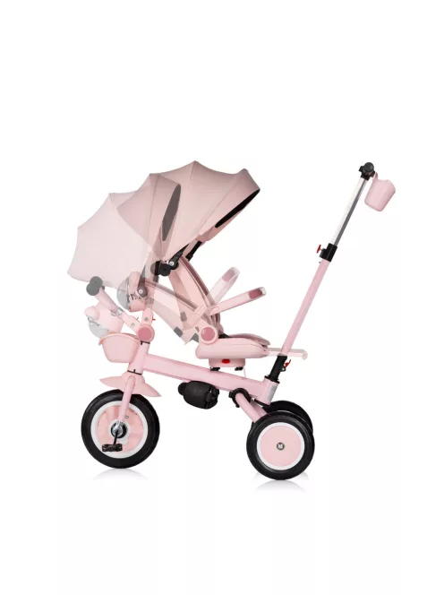 Chipolino Marathon Smart 360 összecsukható tricikli kupolával - powder pink