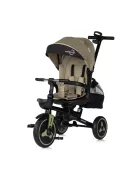 Chipolino Twisfold összecsukható tricikli 360° forgatható üléssel - olive green
