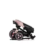 Chipolino Twisfold összecsukható tricikli 360° forgatható üléssel - powder pink