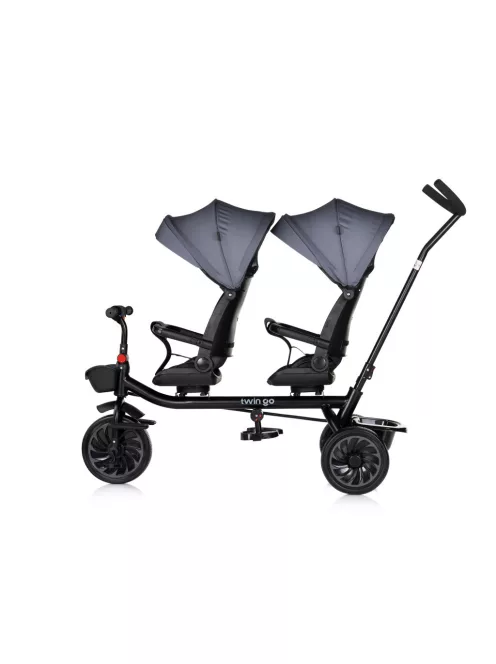 Chipolino Twin Go ikertricikli - charcoal