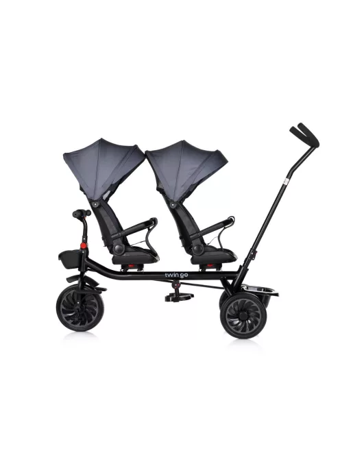 Chipolino Twin Go ikertricikli - charcoal