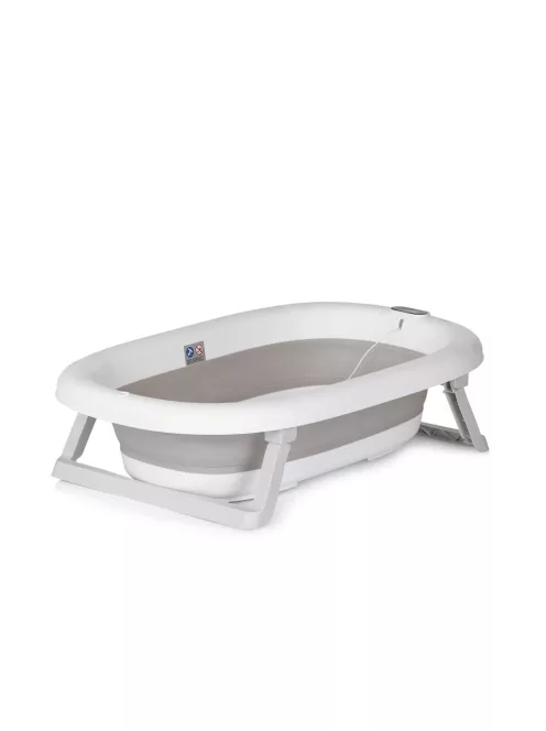 Chipolino Aqua Care kád állvánnyal, öblítőpohárral és hajmosó sapkával 78 cm - grey