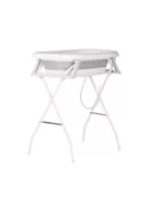 Chipolino Mini Spa kád fürdetőmatraccal és állvánnyal 78 cm - grey