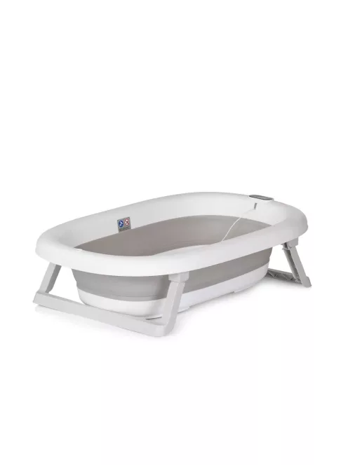 Chipolino Mini Spa kád fürdetőmatraccal és állvánnyal 78 cm - grey