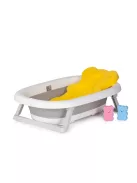 Chipolino Mini Spa kád fürdetőmatraccal és állvánnyal 78 cm - grey