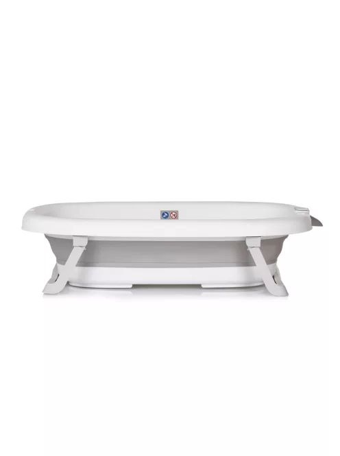 Chipolino Mini Spa kád fürdetőmatraccal és állvánnyal 78 cm - grey