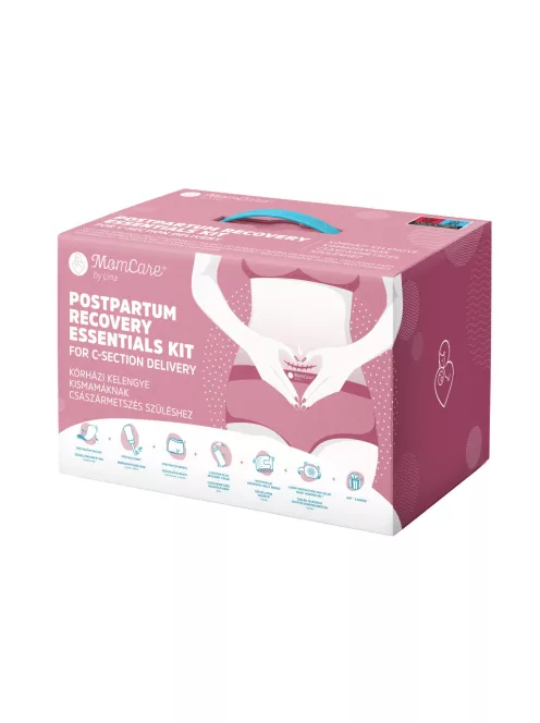 Momcare Kórházi gyermekágyas csomag – császármetszés utánra (2XL méret, bézs)