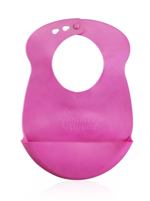 Tommee Tippee Roll n Go műanyag etető előke M