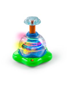   Bright Starts Zenélő világító játék, Press & Glow Spinner, 6 hó+