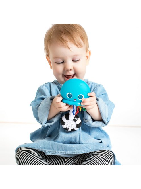 Baby Einstein Zenélő és világító játék, Ocean Glow Sensory Shaker™, 0  hó+