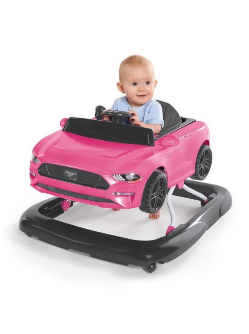 Bright Starts Bébikomp, 3in1 Ford Mustang, Pink, 6 hó+, 12 kg-ig