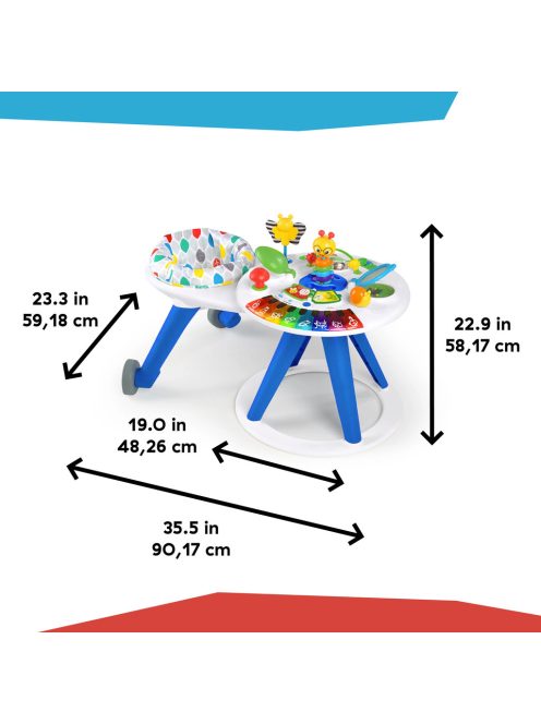 Baby Einstein Aktív Központ 4 az 1-ben Around We Grow™ 6 hónapos kortól 11 kg-ig