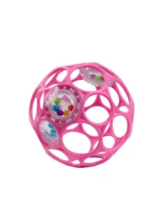 OBALL játék, Csörgő, 10 cm, dark pink, 0 hó+