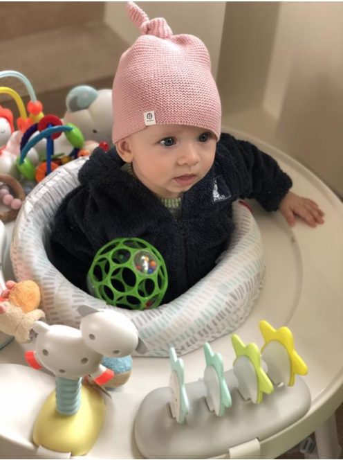 Bright Starts játék, OBALL Csörgő, 10 cm, Seafoam