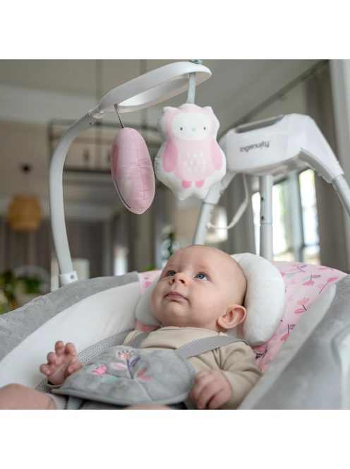 INGENUITY Rezgő hinta dallamokkal Cassidy 0+m, 9 kg-ig