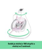 INGENUITY Rezgő hinta dallamokkal Cassidy 0+m 9 kg-ig