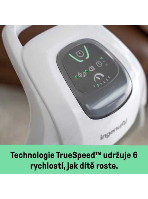 INGENUITY Rezgő hinta dallamokkal Cassidy 0+m, 9 kg-ig