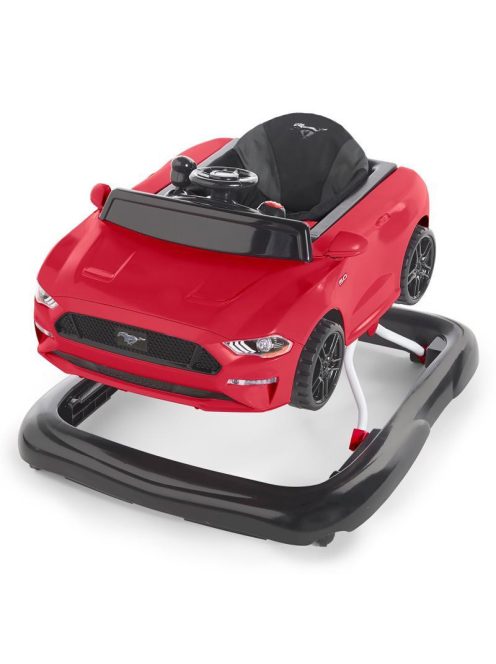 Bright Starts Bébikomp, 3in1 Ford Mustang, Red, 6 hó+, 12 kg-ig