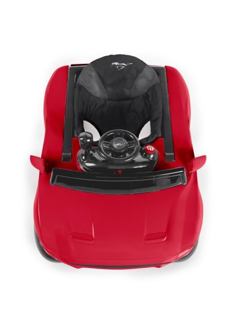 Bright Starts Bébikomp, 3in1 Ford Mustang, Red, 6 hó+, 12 kg-ig