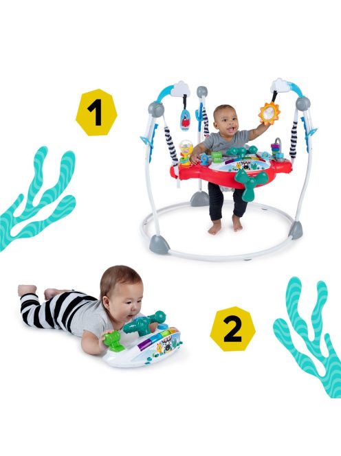 Baby Einstein Ugráló/aktívcentrum, 2in1 Ocean Explorers Airplane Adventure™, 6 hó+, 12 kg-ig
