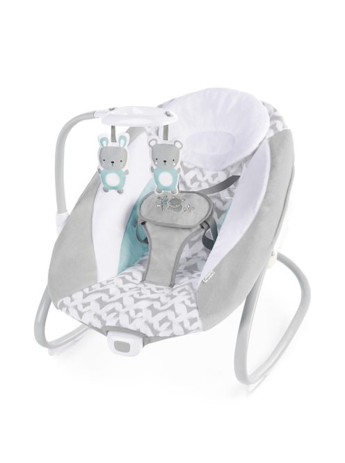 INGENUITY Nagy hinta rezgő hintaszékkel és dallamokkal, USB, 2in1 Raylan, 0 hó+, 9 kg-ig