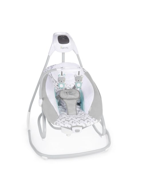 INGENUITY Nagy hinta rezgő hintaszékkel és dallamokkal, USB, 2in1 Raylan, 0 hó+, 9 kg-ig