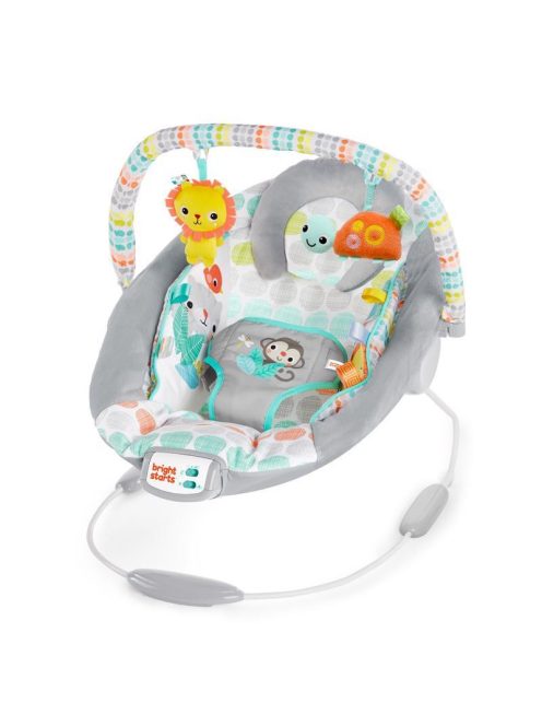 Bright Starts Rezgő pihenőszék dallamokkal, Whimsical Wild, 0 hó+, 9 kg-ig, 2019.