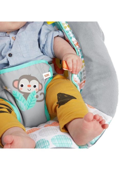 Bright Starts Rezgő pihenőszék dallamokkal,  Whimsical Wild, 0 hó+, 9 kg-ig, 2019.