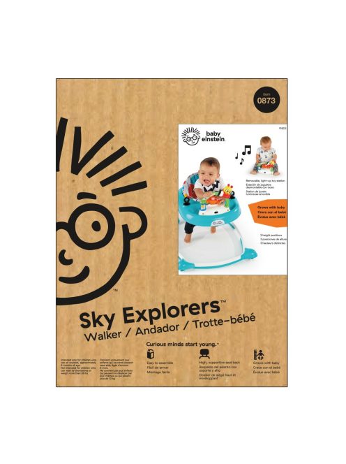 Baby Einstein Bébikomp Sky Explorers Walker™ 6 hó+, 12 kg-ig