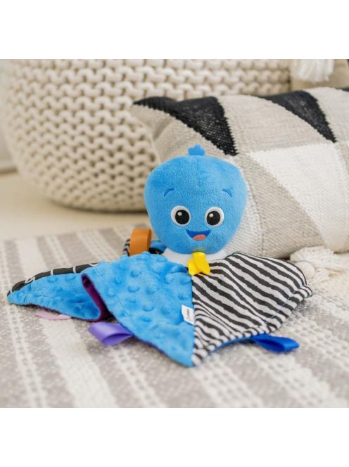 Baby Einstein Zenélő polip formájú morzsolókendő, Look Sea Listen™, Opus, 0 hó+