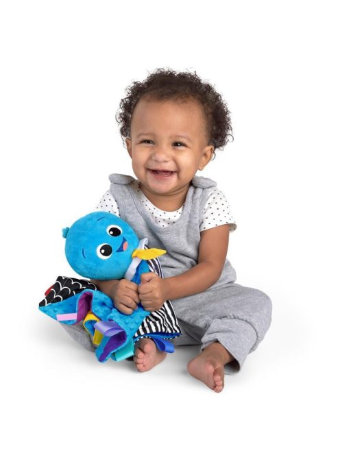 Baby Einstein Zenélő polip formájú morzsolókendő, Look Sea Listen™, Opus, 0 hó+