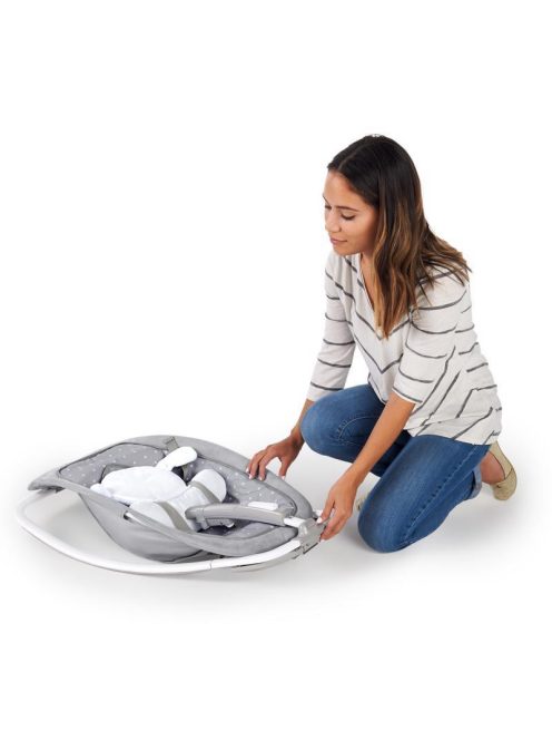 INGENUITY Rezgő hintaszék dallamokkal, Cuddle Lamb, 0 hó+ 18 kg-ig, 2019