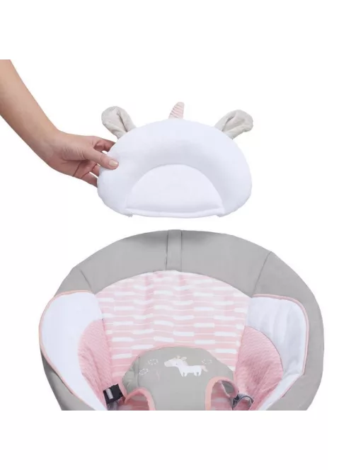 INGENUITY Rezgő pihenőszék dallamokkal, Flora the Unicorn™, 0 hó+, 9 kg-ig