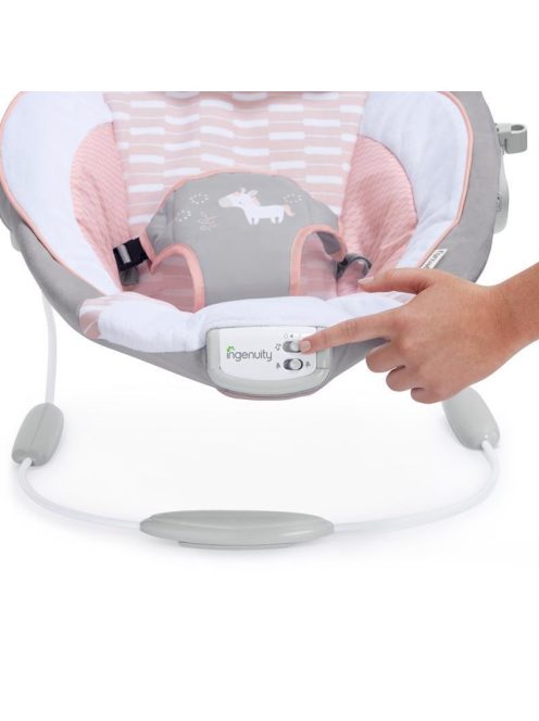 INGENUITY Rezgő pihenőszék dallamokkal, Flora the Unicorn™, 0 hó+, 9 kg-ig