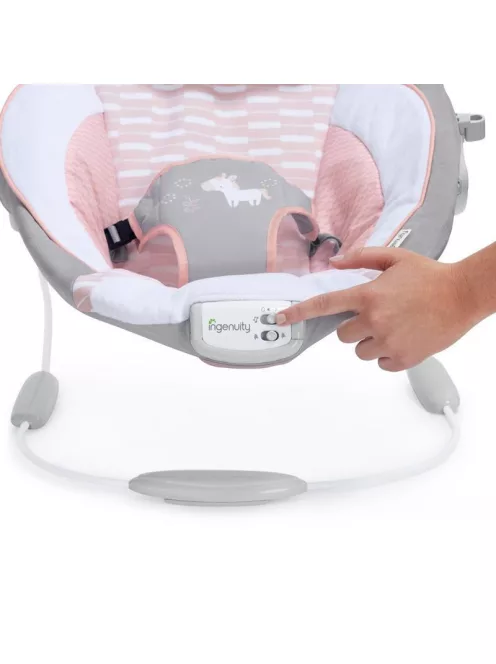 INGENUITY Rezgő pihenőszék dallamokkal, Flora the Unicorn™, 0 hó+, 9 kg-ig