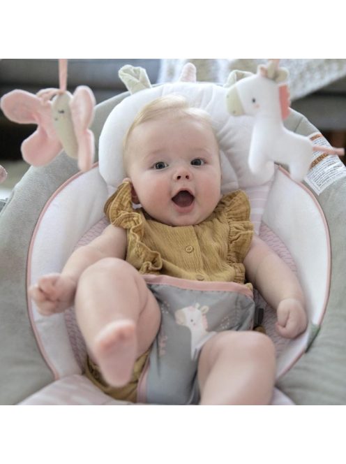 INGENUITY Rezgő pihenőszék dallamokkal, Flora the Unicorn™, 0 hó+, 9 kg-ig