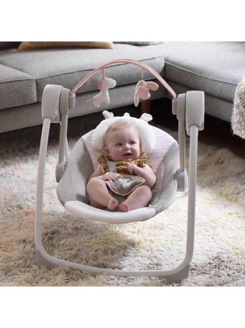 Ingenuity Hinta dallomokkal, Flora the Unicorn™, 0 hó+, 9 kg-ig