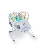 Bright Starts Rezgő pihenőszék, Safari Fun™, 0 hó+, 9 kg-ig